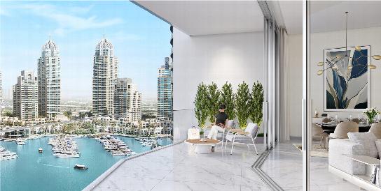 LIV Waterside - Dubai Marina - M R One properties 